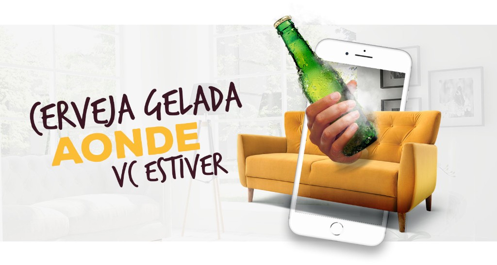 Cerveja gelada aonde você estiver - delivery de bebidas